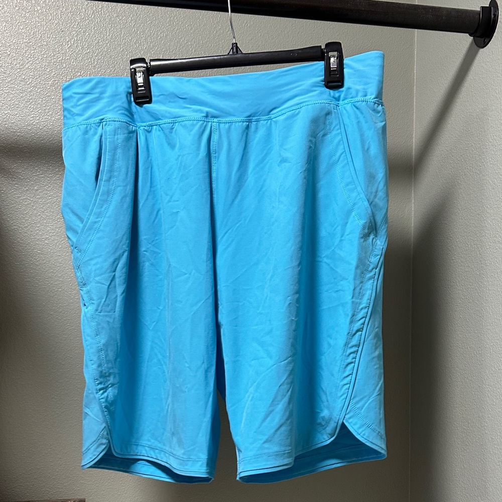 Lands' End Vibrant Blue Swim Short or Board Short… built in panty. Never worn!